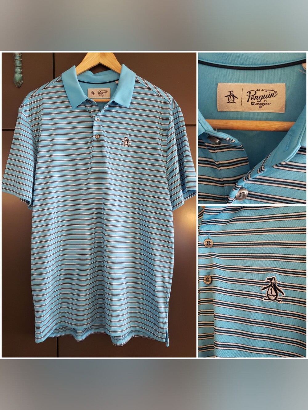 Original Penguin Performance Golf Polo Shirt - Large - Used, Excellent Condition